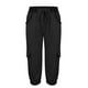 thumbnail image 3 of WILLBEST Pantalones Casuales elegantes para Mujer, Capris Cargo de Cintura Alta con Cordón Ajustable para Un Uso Diario Cómodo con Bolsillos Versátiles y Diseño Elástico. Extra Grande, 3 of 4