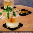 thumbnail image 3 of 3drose, Black Unicorn in Front of Full Moon with Fairies, Set of 8 Coasters - Soft, 3 of 7