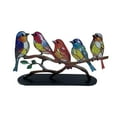 thumbnail image 2 of Coollooc Metal Colorful Five Birds Decoration, Bird Decorations for The Home, Colorful Bird Tabletop Decoration Metal Artware, Desktop Decor for Home Office, Gift for Bird Lovers(5Birds), 2 of 9