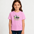 thumbnail image 2 of Girls Graphic Tees Cute Panda Bamboo Kids T Shirt Sweet Pet 100% Cotton Short Sleeve Soft Tops 4-13Y, 2 of 5