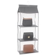 thumbnail image 1 of Organizador de Bolsos Colgante para Closet (Gris, 3 Bolsillos), 1 of 7