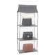 thumbnail image 1 of Organizador de Bolsos Colgante para Closet (Gris, 3 Bolsillos), 1 of 7