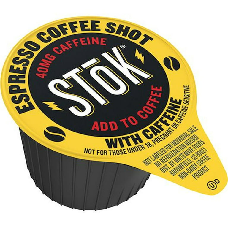 Stok Caffeinated Espresso Coffee Shot, 13 Milliliter -- 264 per Case. 