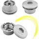 thumbnail image 1 of Cabezal de desbrozadora universal, hilos de cabeza de recortadora de aluminio para cortadora de césped de desbrozadora de gasolina. Afortunado Sencillez, 1 of 4