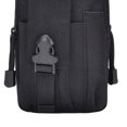 thumbnail image 5 of Bolsa táctica multifunción, bolsas de caza, cinturón, riñonera, paquete táctico militar, bolsas para exteriores, funda de bolsillo, bolsa de Mochilas de mochilero negro una cuerda blanca Eigraketly HW4725-06, 5 of 5