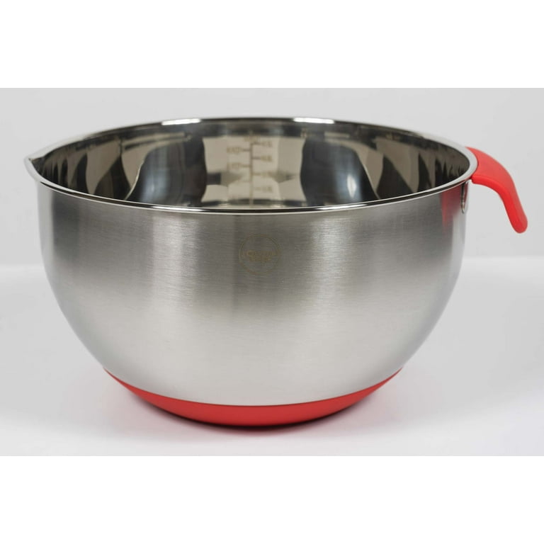 Gourmet Edge 20-2210 10 PC Stainless Steel Mixing Bowl Set