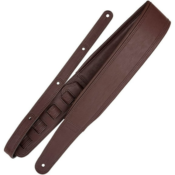 RICHTER Springbreak I Leatherette Guitar Strap Brown