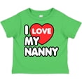 thumbnail image 3 of Inktastic I Love My Nanny Boys or Girls Toddler T-Shirt, 3 of 5