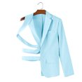 thumbnail image 6 of Men's Lapel Blazer Jacket Sport Coat, Cross Strap Cutout Hollow Out Single鈥態reasted Casual Suit Jacket for Party Club Nightclub Prom, 6 of 9