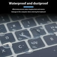 thumbnail image 3 of Xiao Hua Universal Laptop Keyboard Protection Film Waterproof and Dustproof Silicone Laptop Keyboard Protection Film, Yellow -15-17 inches, 1 piece, 3 of 4