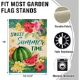thumbnail image 2 of Sweet Summer Time Watermelon Home Decorative Garden Flag, Yard Lawn Outside Decor, Outdoor Small Burlap Decoration Double Sided 12.5 x 18, 2 of 6