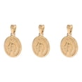 thumbnail image 2 of Colgante de la Virgen María, 3 piezas, collar de Virgen María en relieve, colgante de Virgen, tecnología avanzada, 2 of 14