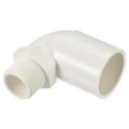 thumbnail image 1 of Adaptador de Codo de Agua de PVC Uxcell G3/4 Rosca Macho 32mm ID, Blanco, 1 of 5