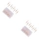 thumbnail image 4 of Seitruly 60 Pieces Transparent Rose Gold Push Wall Studs Flat-headed Calendar Map Photo Projects Office Craft Pin Tacks Home 11 mm 2piezas, 4 of 6