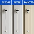 thumbnail image 4 of LazySpin Cord Cover, 142in One-Cord Channel Cord Hider for Wall, CC05 Beige, 4 of 9