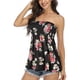thumbnail image 2 of VISgogo - Camiseta de tirantes para mujer con estampado sólido/floral/leopardo/geométrico, sin mangas, espalda abierta, camisetas sin mangas sueltas VISgogo moda, 2 of 5