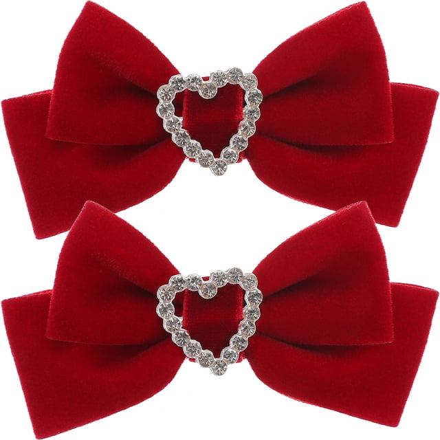 1 par de pinzas de cocodrilo para el pelo con lazo, pasadores para chicas jóvenes, accesorios para el cabello con lazo