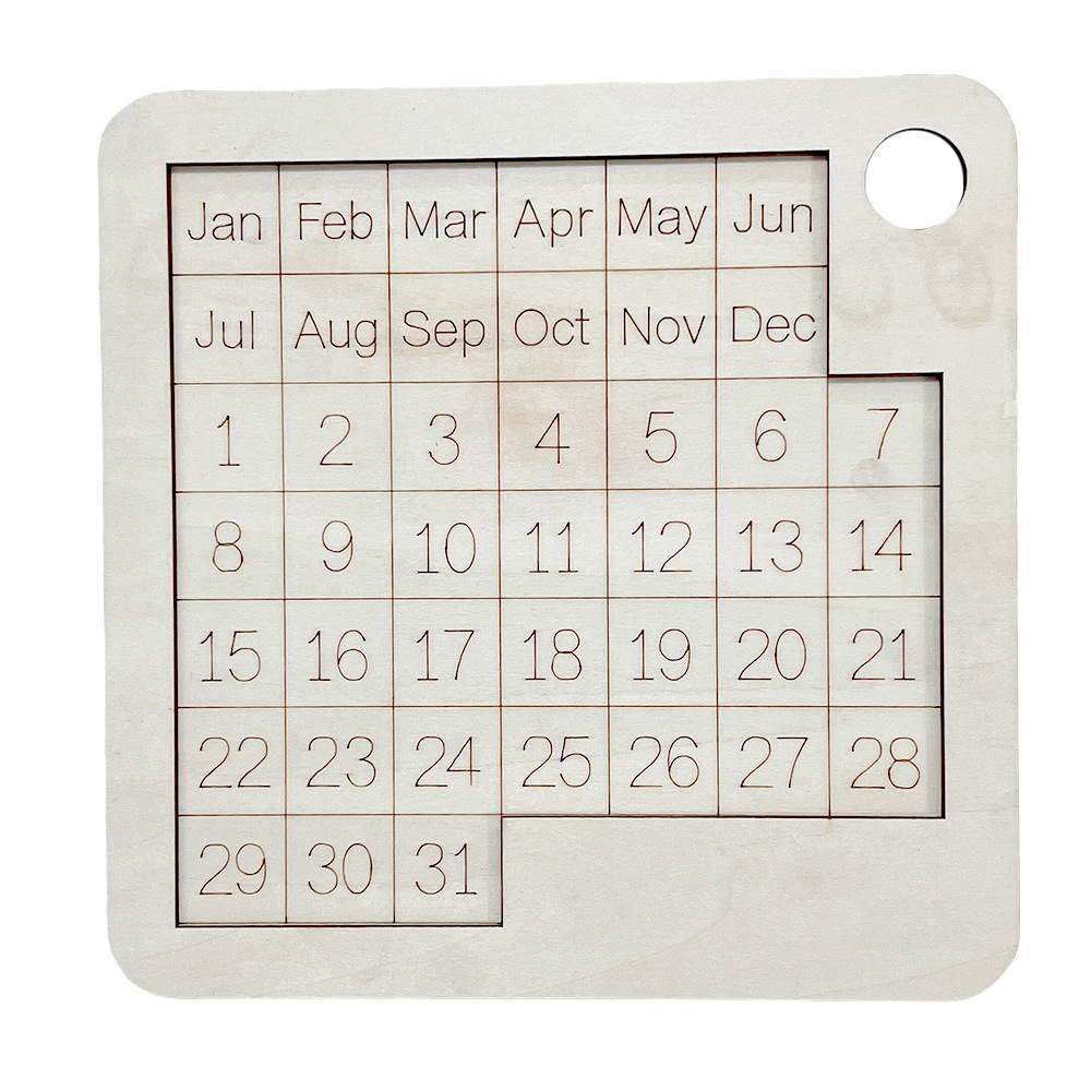 Calendar Puzzle Daily Calendar Puzzle Wooden 365 Days Date Puzzle Puzzle Advent Calendar Walmart Com