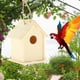 thumbnail image 1 of Casa de pájaros Cola de madera natural para colgar en el exterior estilo 5, 1 of 8