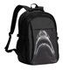 thumbnail image 1 of Fotbe Black And White Shark Mochila con Estampado y Puerto USB para Hombre y Mujer, Mochila Antirrobo, Mochila de Viaje, Mochila Escolar, Mochila Universitaria, 1 of 7
