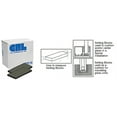 thumbnail image 3 of CRL SB591-XCP100 CRL 1/8" x 1-1/8" x 4" Neoprene Setting Blocks - pack of 100, 3 of 4