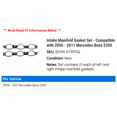 thumbnail image 2 of Intake Manifold Gasket Set - Compatible with 2006 - 2011 Mercedes-Benz E350 2007 2008 2009 2010, 2 of 2
