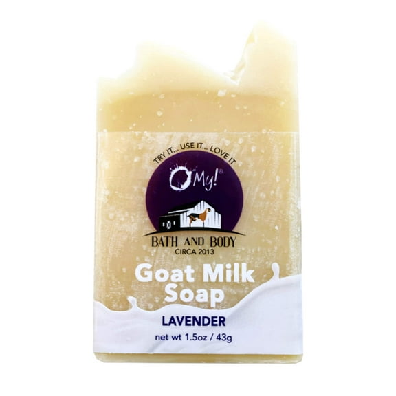 O My! Goat Milk Essential Oil Soap Bar | Made with Farm-Fresh Goat Milk | 100% Pure Essential Oils | Free of Parabens | Handcrafted in USA
