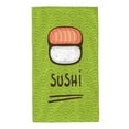 thumbnail image 1 of Balery Fresh Sushi Toalla de Microfibra Premium con Estampado – 27.5x16 pulgadas, Alta Absorción, Suave y Aterciopelada, Secado Rápido, 1 of 6