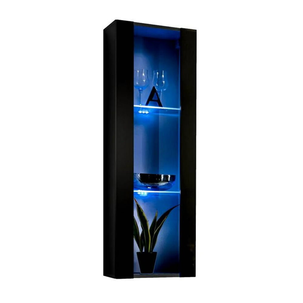 Fly Modular Wall Mounted Floating Bookcase (Type21) Black