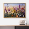 thumbnail image 2 of PixonSign Framed Canvas Print Wall Art Rustic Countryside Wildflower Garden Nature Wilderness Illustrations Modern Art Botanical Floral Farmhouse/Country Relax/Calm/Cozy for Bedroom - 16"x24" Natural, 2 of 5