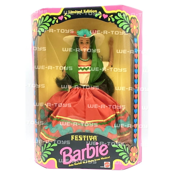 Festiva Barbie Limited Edition Doll 1993 Mattel 10339