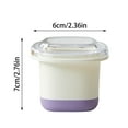 thumbnail image 2 of Grand Carré avec Couvercle Réutilisable 2.76x2.76x2.4 Pouces Silicone Adapté pour Aliments Facile à Démouler Cubes de Congélation en Silicone pour Réfrigérateurs et Congélateur Maison Taille Complète Panneau Perforé Silicone Glace, 2 of 3