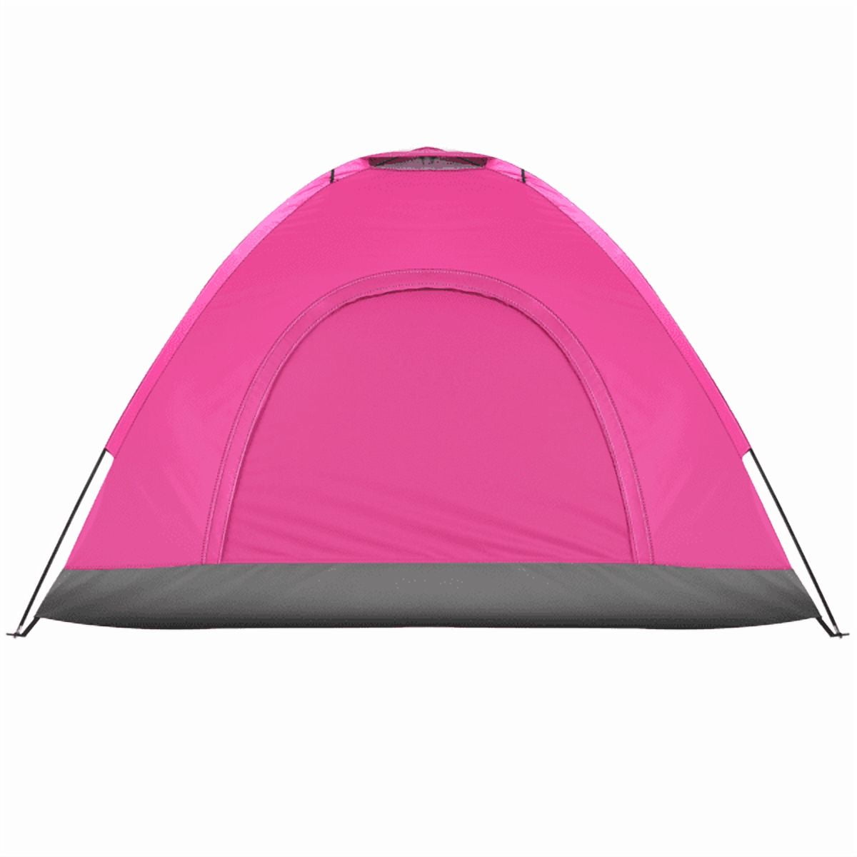 Cotinse 3-4 Person Tent for Camping, Instant Pop Up Camping Tent with Screen Porch, Family Tent for Outdoor/Hiking/Traveling, with Tote Bag, Camp Dome,Pink