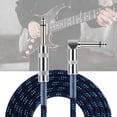 thumbnail image 2 of Cable de guitarra de 6 shamjiam bajo ruido para bajo eléctrico de mandolina Cable de conexión de guitarras, 2 of 9
