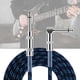 thumbnail image 2 of Cable de guitarra profesional de 6,35 de guitarra eléctrica Cable de instrumento para audio Yuyangstore Cable de conexión de guitarras, 2 of 8