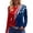 Blue #215, variant on KDDYLITQ Womens Independence Day Freedom Tshirt Vintage 250 Years Birthday Crew Neck T-Shirts July 4th Printed Liberty Tees Usa Star Stripes 2026 Long Sleeve Tops Wine 2XL