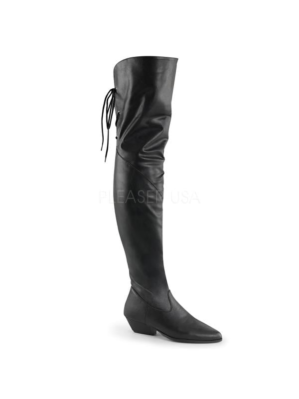 Pleaser Single Soles Thigh High Boots ROD8822/BPU Size: 8 Pleaser Single Soles Thigh High Boots ROD8822/BPU Size: 8