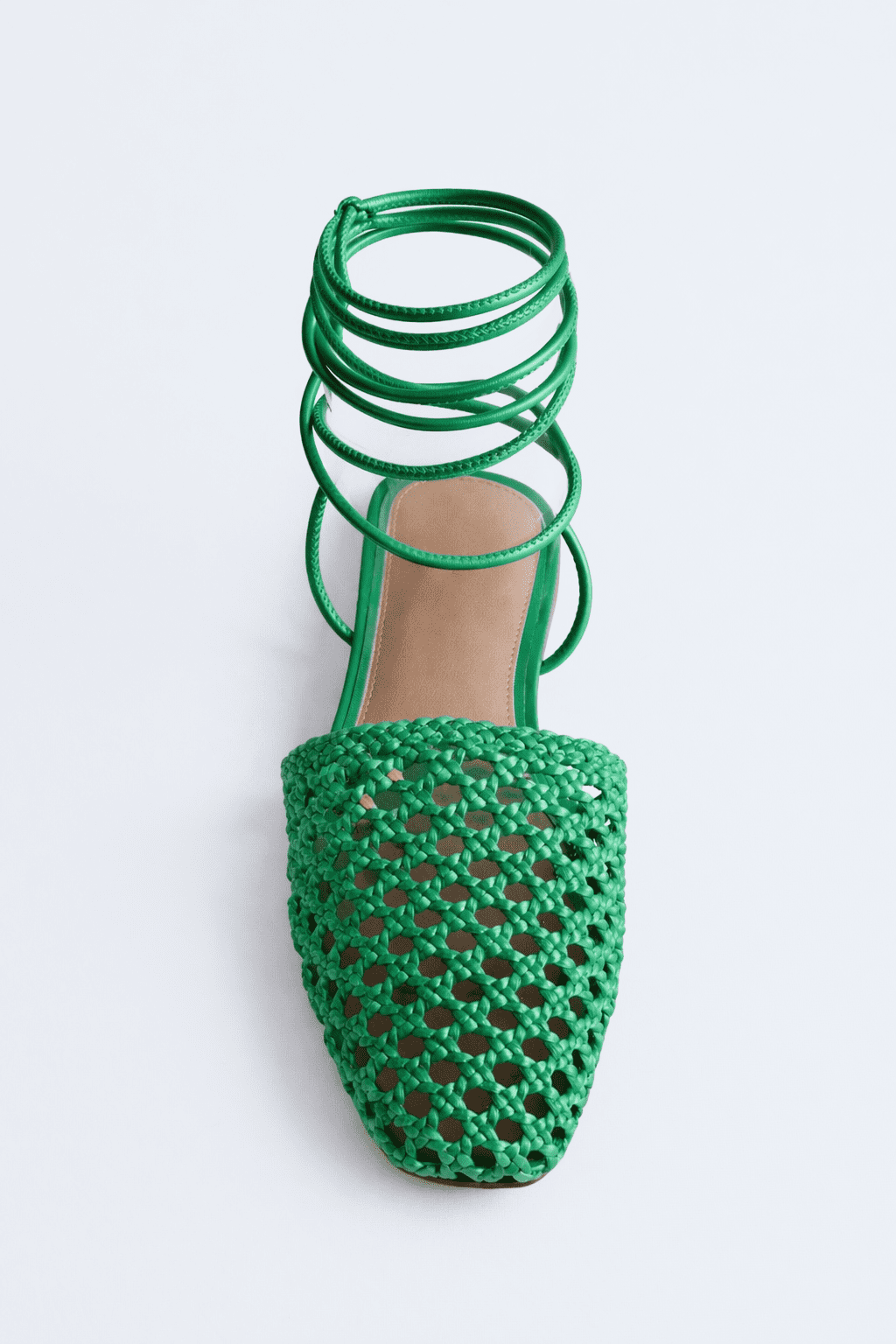 Free Assembly Women's Woven Wrap Slide Flats