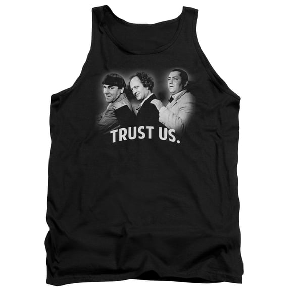 Three Stooges - Turst Us - Tank Top - Large