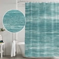 thumbnail image 4 of Duck Green Shower Curtain Set - Standard 72" x 72" Washable Bathtub Curtain with 12 Hooks, Vintage Modern Abstract Art Ombre Waterproof Fabric Stall Shower Curtains for Bathroom/Bathtub Décor, 4 of 6