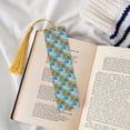 thumbnail image 4 of Kdxio Sunflowers Print Metal Tassel Bookmarks,Perfect Gift for Art Lovers and Bookworms Metal Bookmarks for Women, 4 of 8