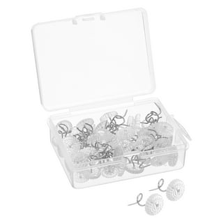 Upholstery Tacks Headliner Pins Clear Heads Twist Pins For Slippers And Bed  Skirts, Bed Skirt Pins - Temu