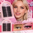 thumbnail image 2 of Kit De Extensión De Pestañas,216 Pestañas Individuales ,Maquillaje para Mujeres Una variedad de estilos, 2 of 5