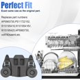thumbnail image 3 of W10195417 Dishwasher Lower Rack Wheels Replacement Compatible with Whirpool Jenn-Air Ken More Kitchen Aid Dishrack Roller WPW10195417 Replacement AP6016764 PS11750057 Bracket Assembly, 3 of 7