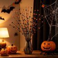 thumbnail image 6 of Roiihwy Halloween Decorations Wreath Of Withered Branches, Artificial Pumpkin Garland, Door Hanging Holiday Display, 11.8x11.8x1.2in Black, 6 of 6
