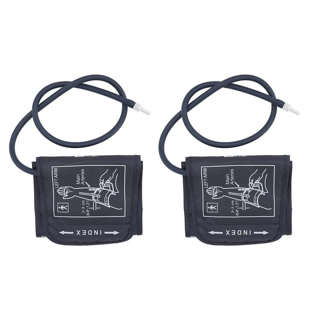 Lot de 2 brassards de tensiomètre pour enfants, brassard de rechange réglable de 17 à 22 cm, accessoire avec connecteur