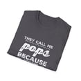 thumbnail image 4 of Funny Grandpa Partner Men Graphic Chalkboard Tshirt, 4 of 4