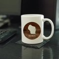 thumbnail image 2 of CTDream 11oz. US State Coffee Mug Gift, Rustic Wood Home, Wisconsin, 1-Pack,, 2 of 6