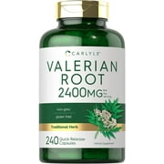 Valerian Root Blend | 2400mg | 240 Capsules | by Carlyle