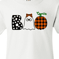 thumbnail image 4 of Inktastic Boo Halloween Ghost and Plaid Pumpkin Youth T-Shirt, 4 of 5